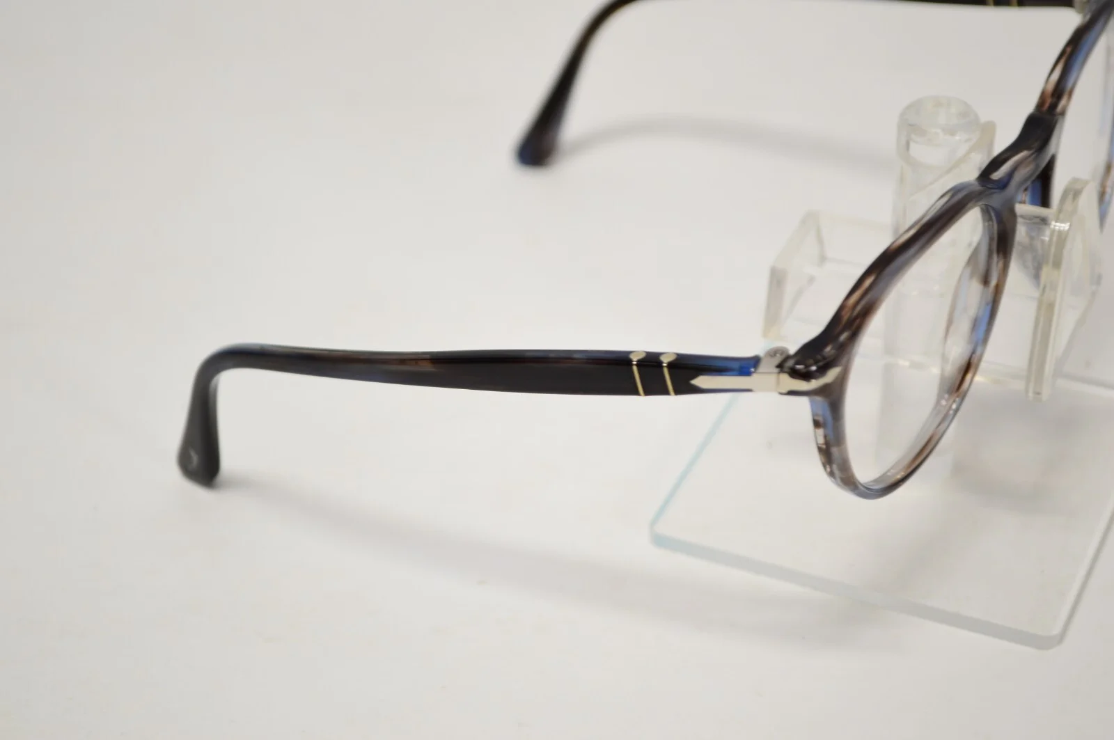 New Persol Eyeglasses Italy PO3286V 1155 Striped Blue Tortoise Havana 49/19/140 4