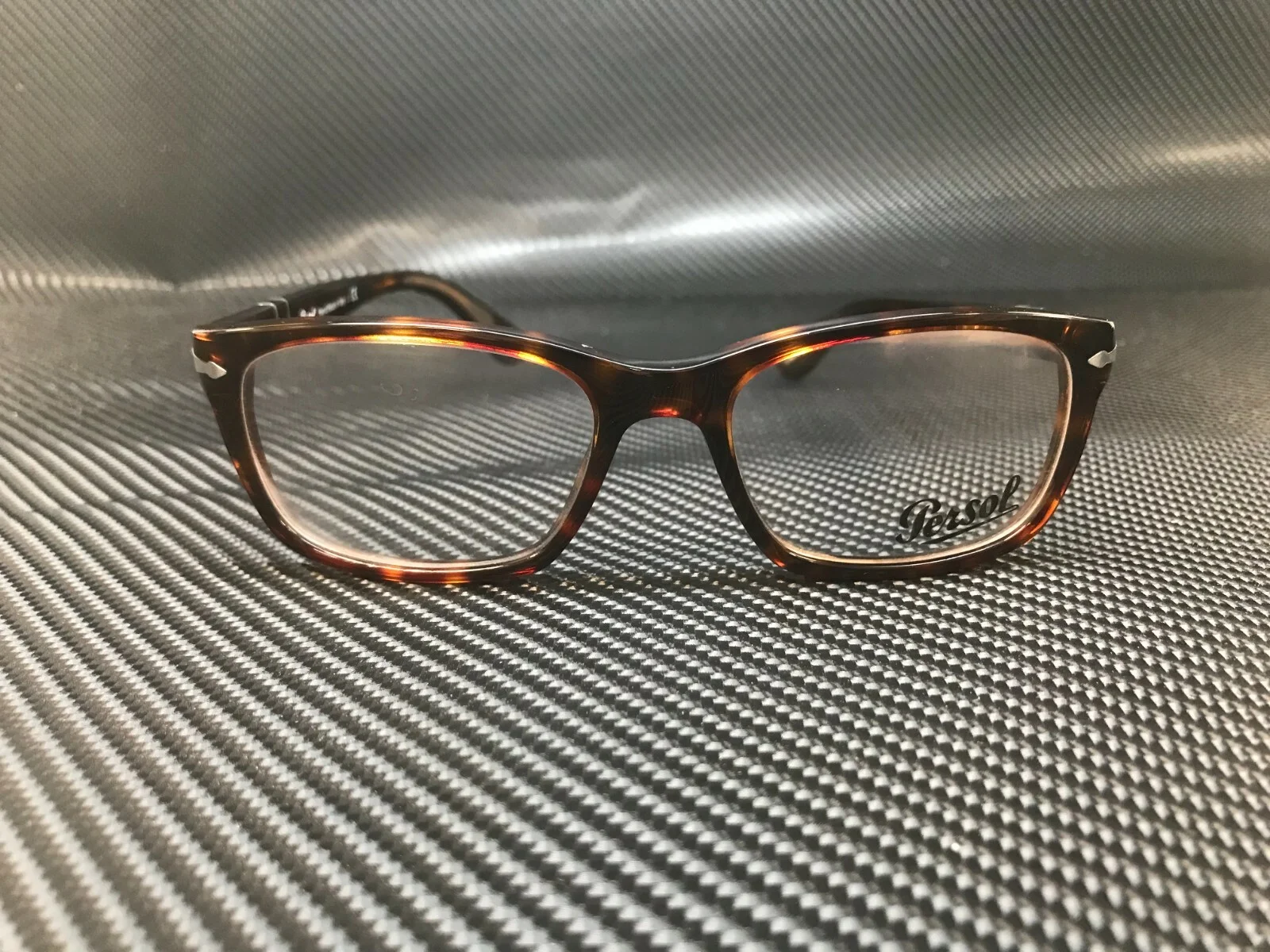 New Persol PO 3012V 24 Havana Plastic Rectangle Eyeglasses 52mm 2
