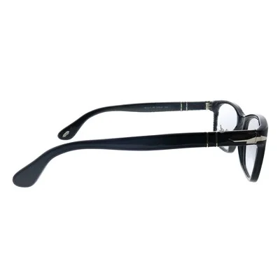 New Persol PO 3012V 95 Black Plastic Rectangle Eyeglasses 52mm 3