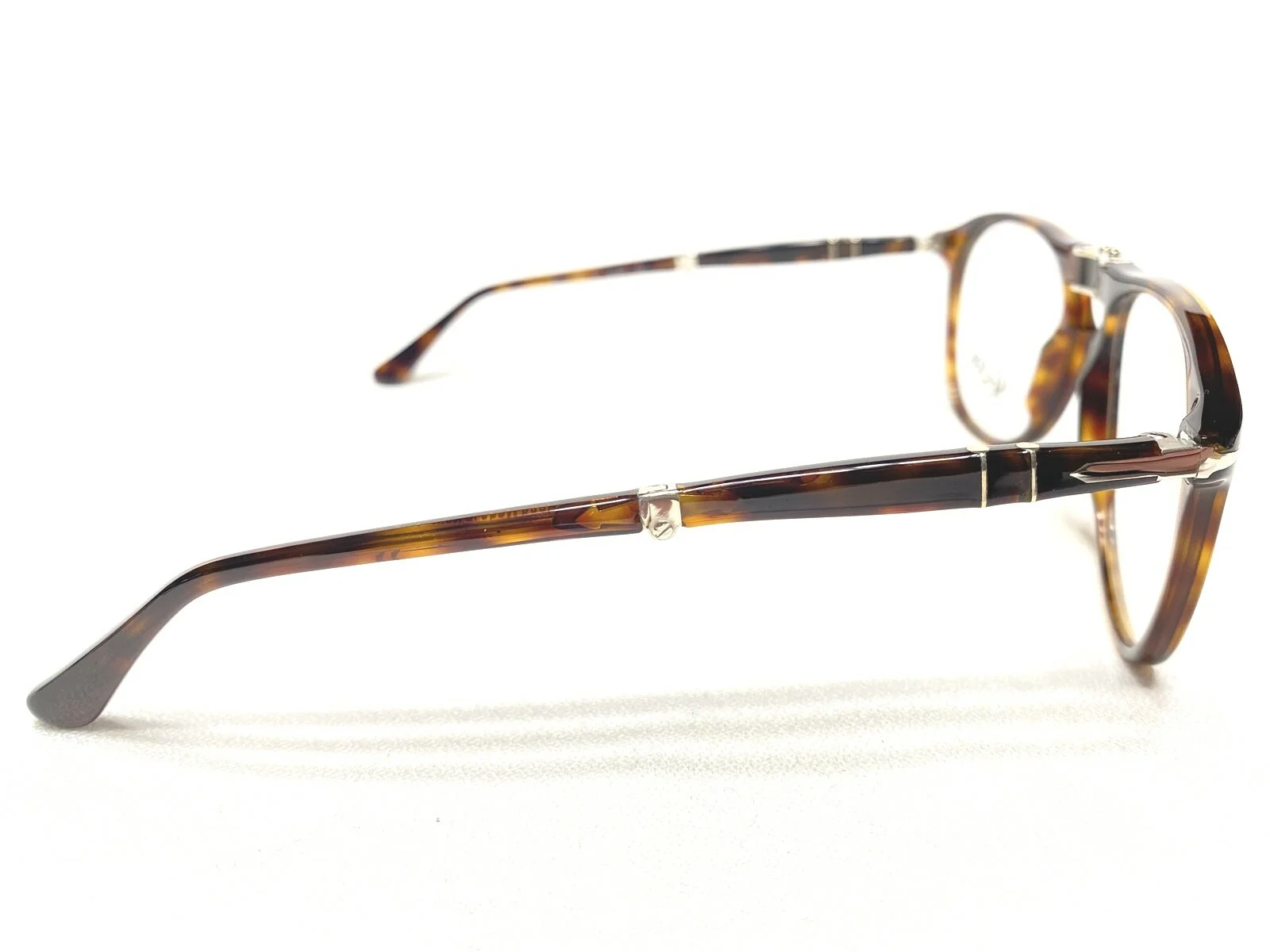 NEW Persol PO9714-V-M 24 Tortoise Foldable Aviator Eyeglasses Frames 52/22~140 3