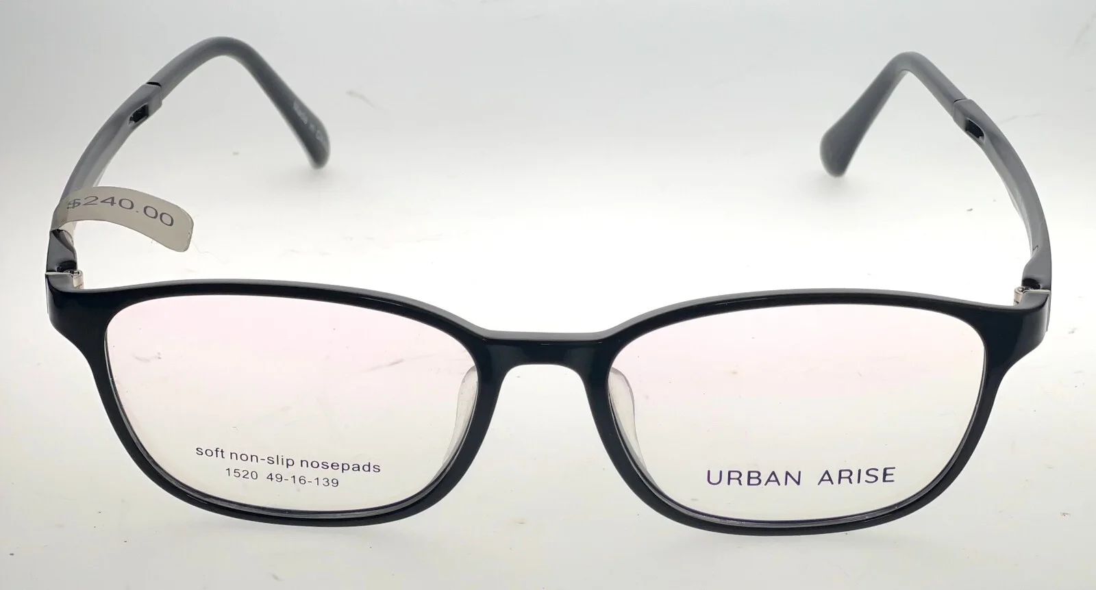 NEW! Petite Classic Black Urban Arise UA 1520 C1 Unisex Frames 49/16/139 #204 2