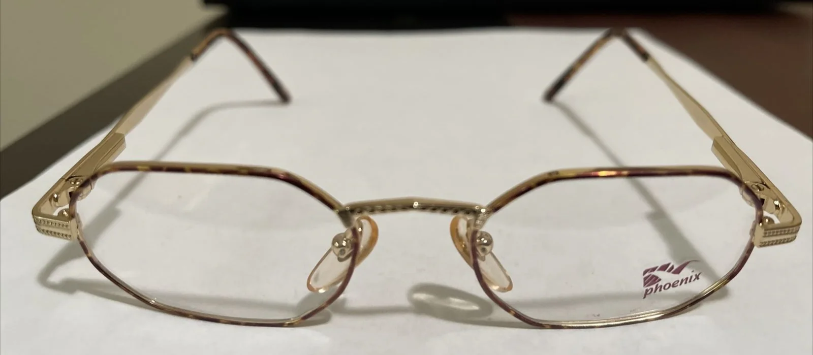 New Phoenix Eyeglass Frames LF 130 Color GBS (Golden Brown) 47-17-130 Italy 3