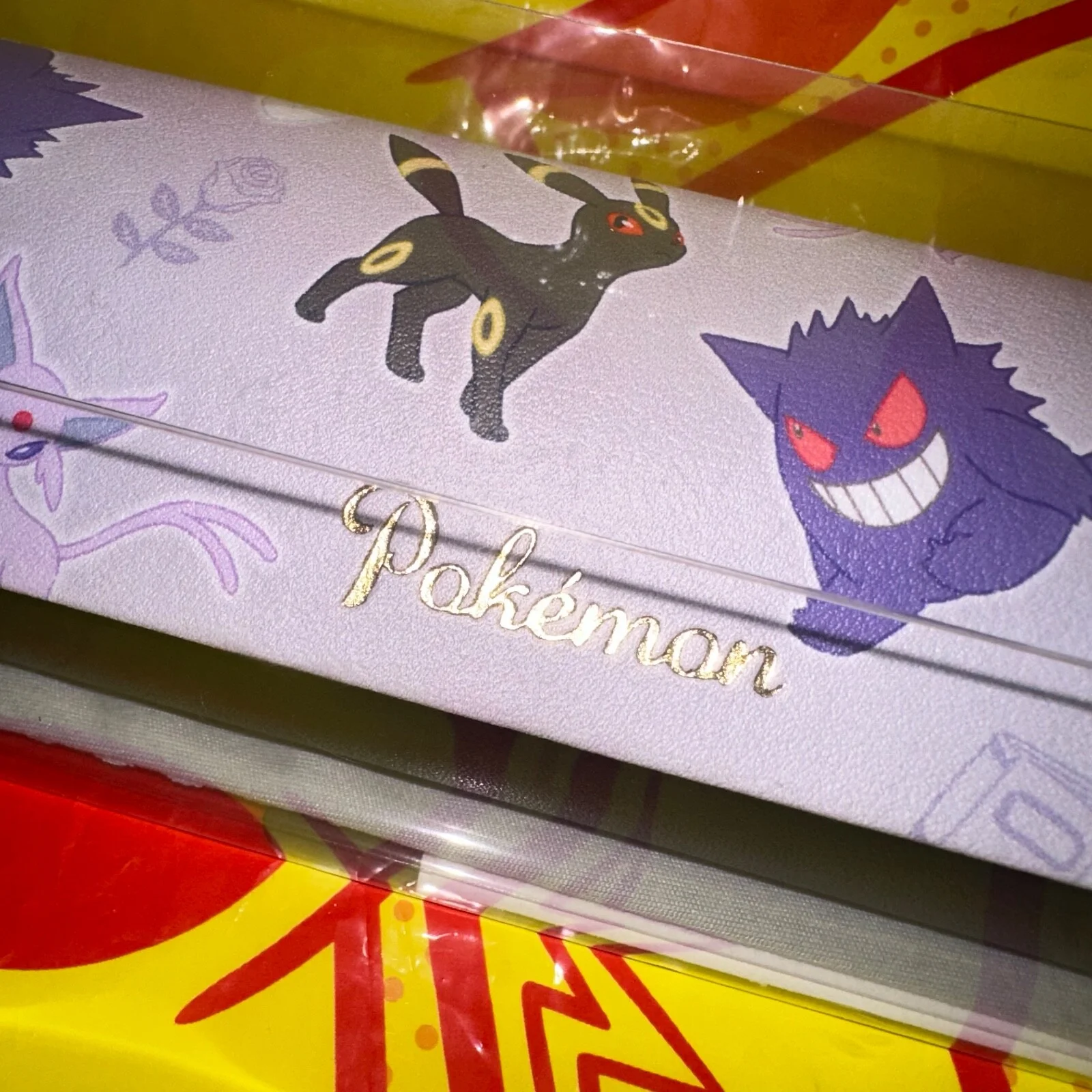 NEW Pokemon Eyeglasses Case w/ Cloth Pocket Monster Gengar Umbreon US Seller 2