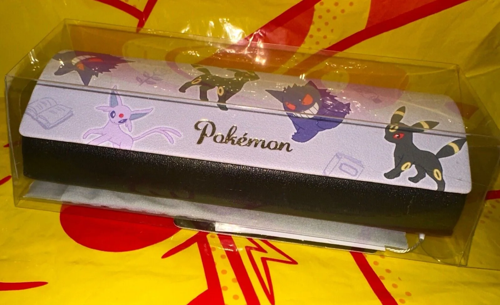 NEW Pokemon Eyeglasses Case w/ Cloth Pocket Monster Gengar Umbreon US Seller 3