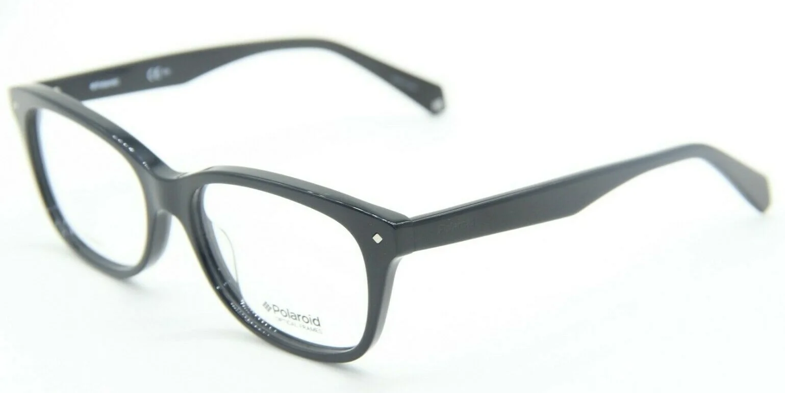NEW POLAROID OPTICAL FRAMES PLD D321 807 BLACK AUTHENTIC RX EYEGLASSES 51-16