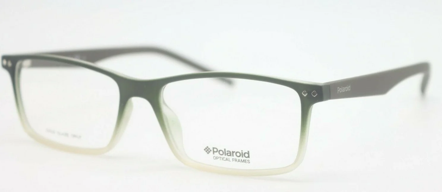 NEW POLAROID OPTICAL FRAMES PLD D336 M5Z OLIVE FADE AUTHENTIC EYEGLASSES 53-18