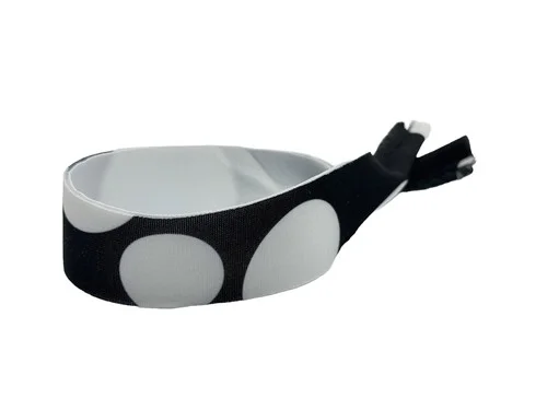NEW Polka Dot Neoprene Eyeglass Or Sunglasses Frames Strap Retainer Black White 4