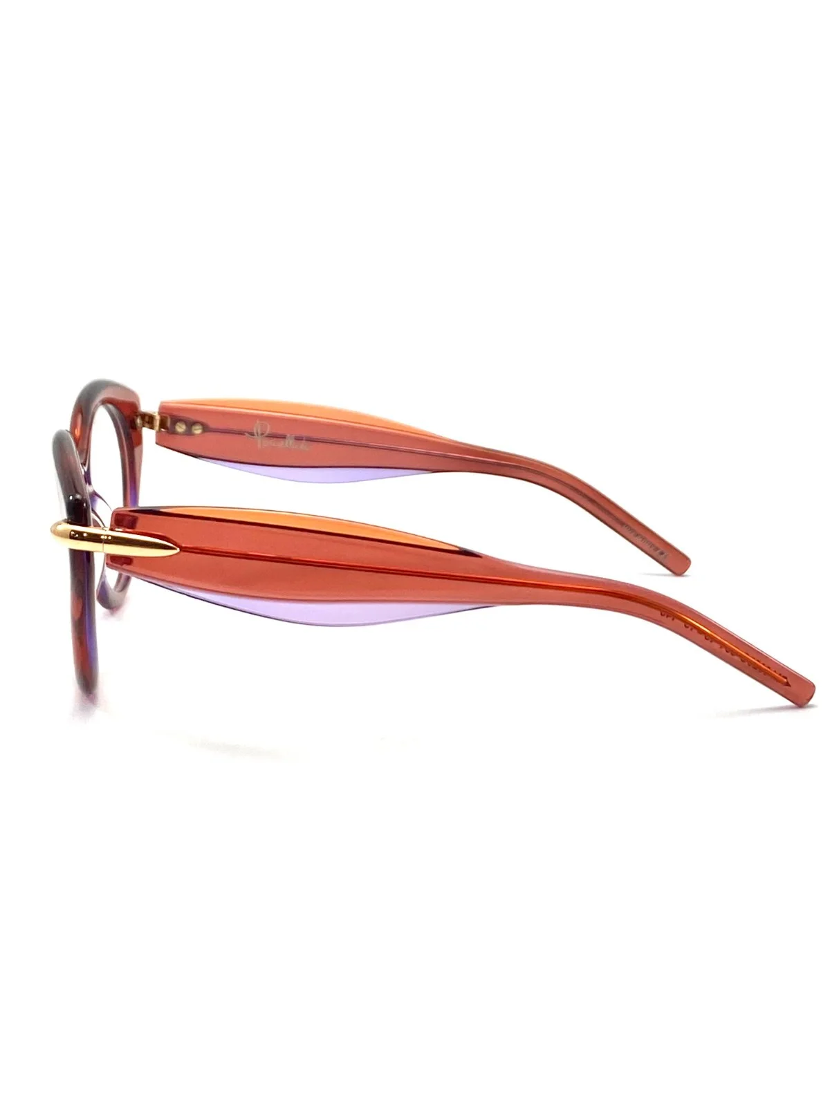NEW POMELLATO PM0020O 004 ORANGE AUTHENTIC EYEGLASSES FRAMES 48-19-140 2