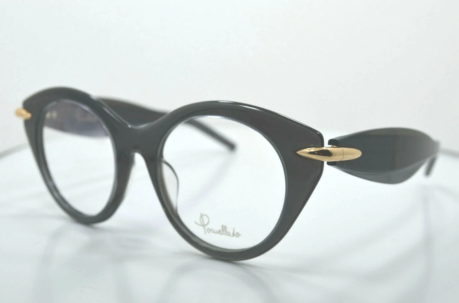NEW POMELLATO PM0020OA 001 BLACK AUTHENTIC EYEGLASSES FRAMES 50-19-145