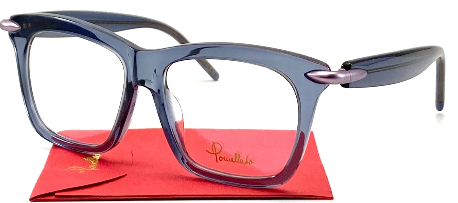 NEW POMELLATO PM0032OA 004 VIOLET AUTHENTIC EYEGLASSES FRAMES 52-15-140