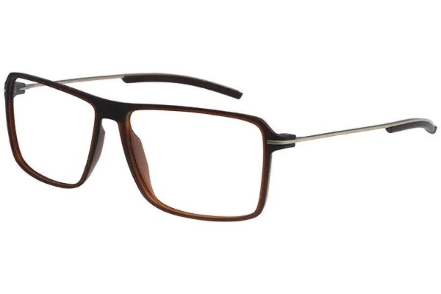 New Porsche Design Eyeglasses Frames P8295 B Brown Men 58mm Retail $400+ 2