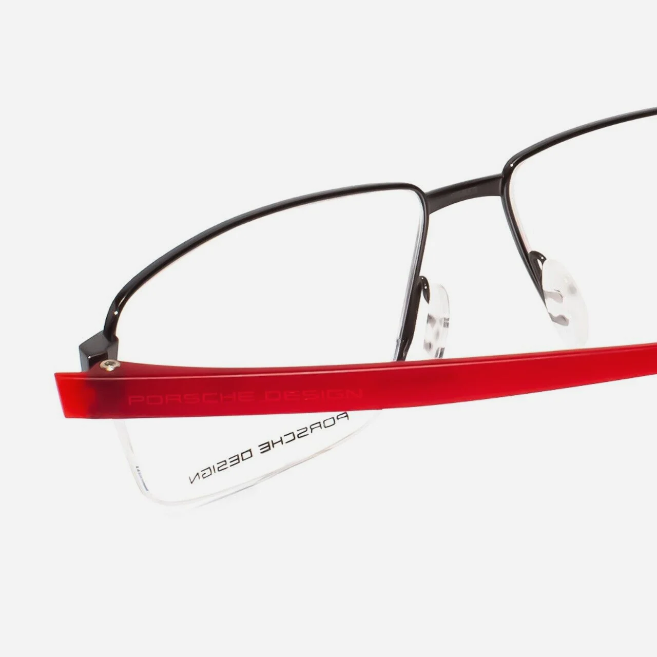 New Porsche Design Titanium Eyeglasses Optical Frame P8317 A Black w/ Case 3