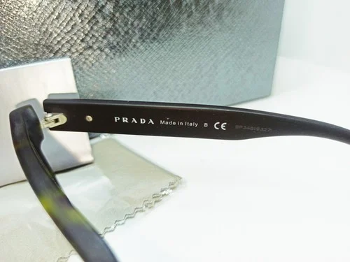 NEW PRADA Eyeglasses VPR 22R HAQ-1O1 52 Matte Havana RX Frame. Italy. 4