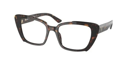 NEW PRADA PR 01YV 2AU1O1 Brown Authentic Eyeglasses W/ CASE