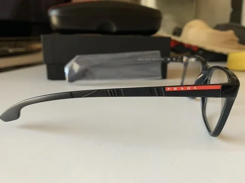 NEW Prada Sport VPS 01L 1AB-101 BLACK 54-18-145MM Eyeglasses 2