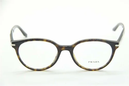 NEW PRADA VPR 07T 2AU-1O1 BLACK BROWN AUTHENTIC EYEGLASSES VPR07T 52-19 2