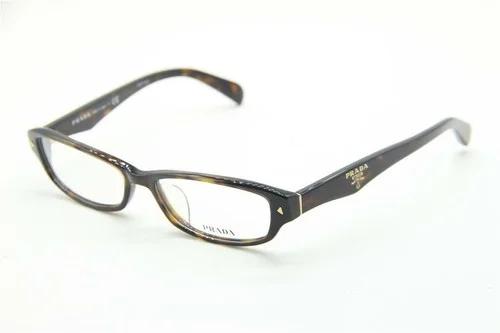 NEW PRADA VPR 11P 2AU1O1 DARK BROWN AUTHENTIC EYEGLASSES VPR11P 52-15
