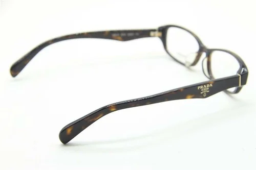NEW PRADA VPR 11P 2AU1O1 DARK BROWN AUTHENTIC EYEGLASSES VPR11P 52-15 3