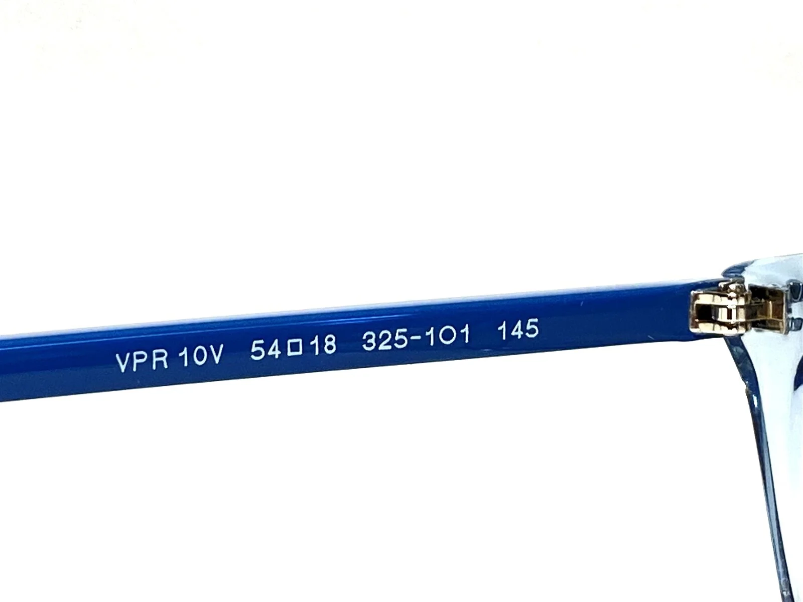NEW Prada VPR10V 325-1O1 Womens Transparent Blue & Green Eyeglasses Frames 54/18 4