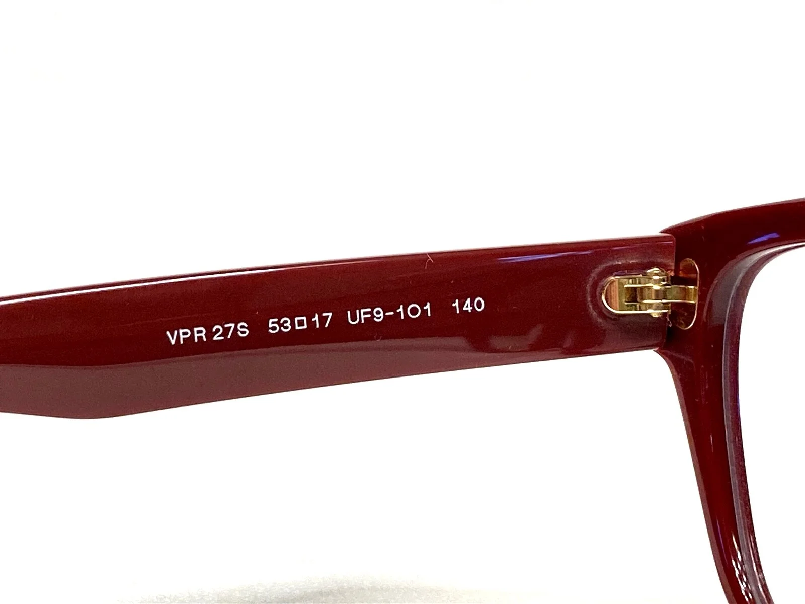 NEW Prada VPR27S UF9-1O1 Womens Red/Blue Square Designer Eyeglasses Frames 53/17 4