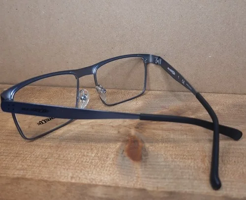NEW Prescription-Ready Eyeglass Frame, 53-17-140 Blue/Black Metal full rim men 2