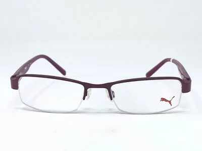 New PUMA PU1583 Hot Pink Half Rim Womens Eyeglasses Frame 49-18-135