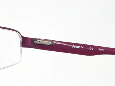 New PUMA PU1583 Hot Pink Half Rim Womens Eyeglasses Frame 49-18-135 4