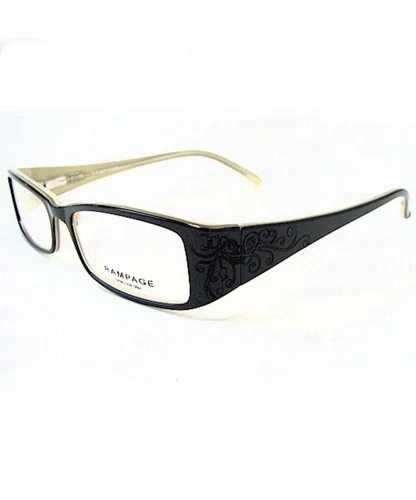 New Rampage Eyeglasses R100 black cream 51-16-135 $76 FRAMES women demo lens 2