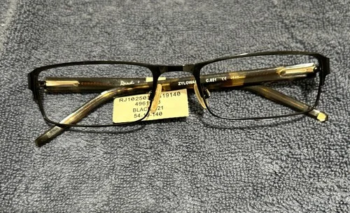 NEW Randy Jackson RJ10250 Men’s Black Eyeglasses Frames 54-19-140 - Ret $97.00