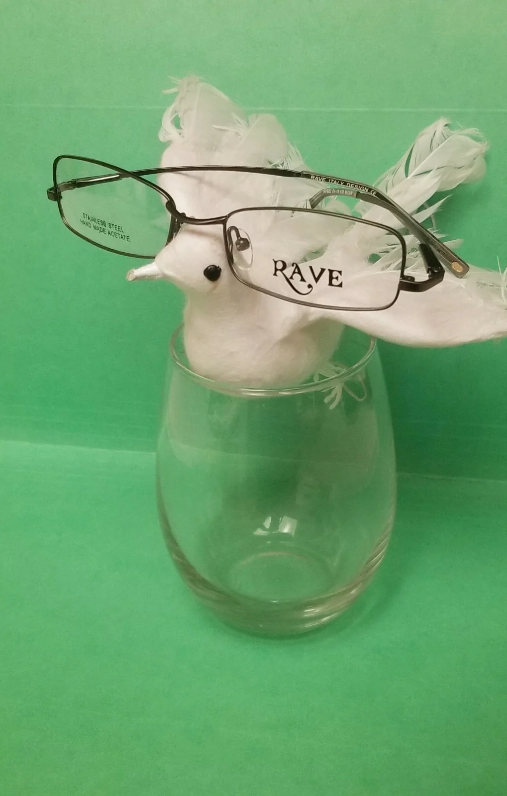 New RAVE Eyeglasses Gunmetal RV602 Unique Shape Lightweight Frames ~ Closeout! 2