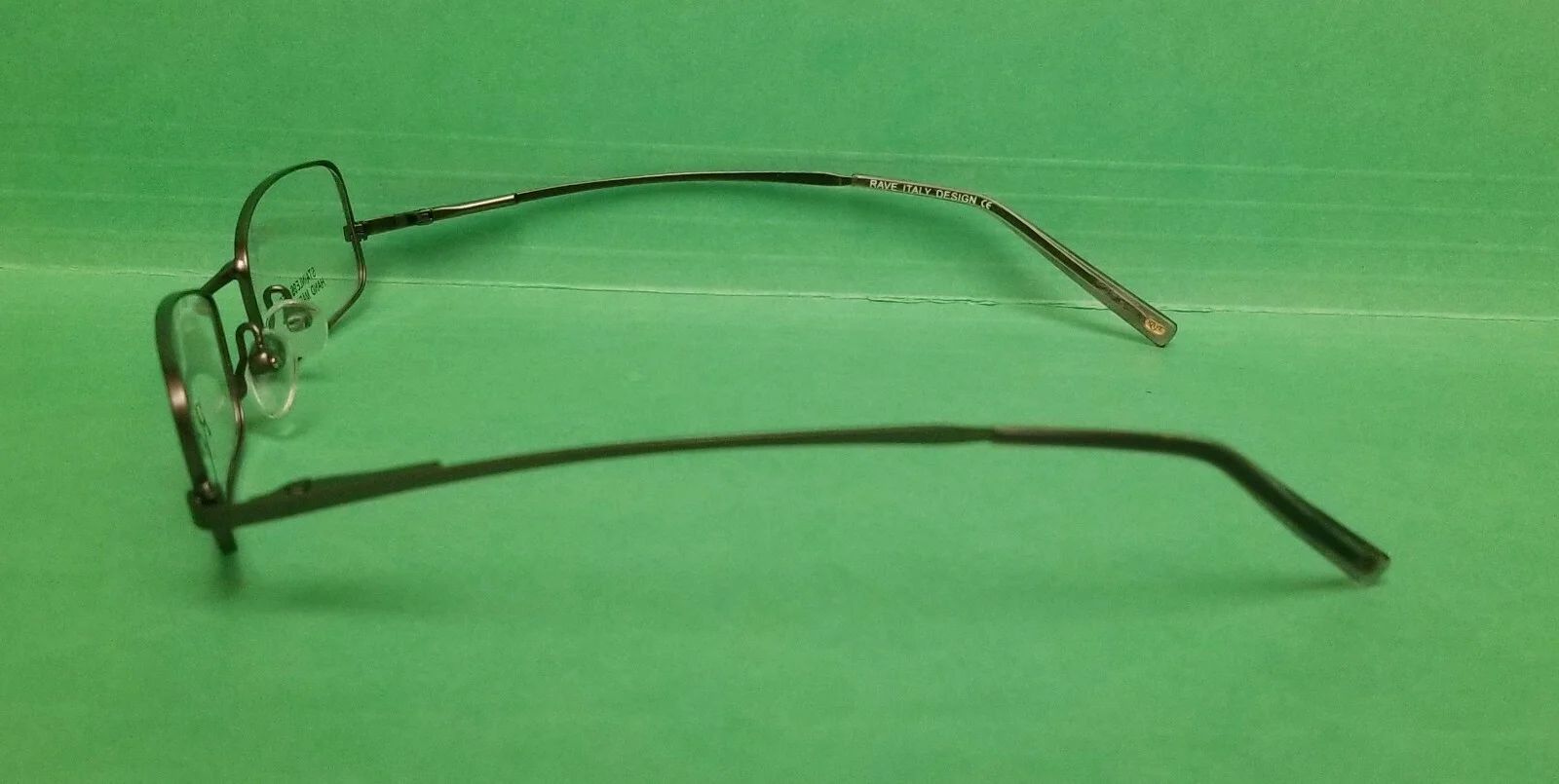 New RAVE Eyeglasses Gunmetal RV602 Unique Shape Lightweight Frames ~ Closeout! 3