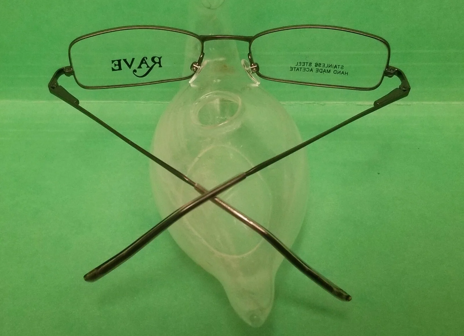 New RAVE Eyeglasses Gunmetal RV602 Unique Shape Lightweight Frames ~ Closeout! 4
