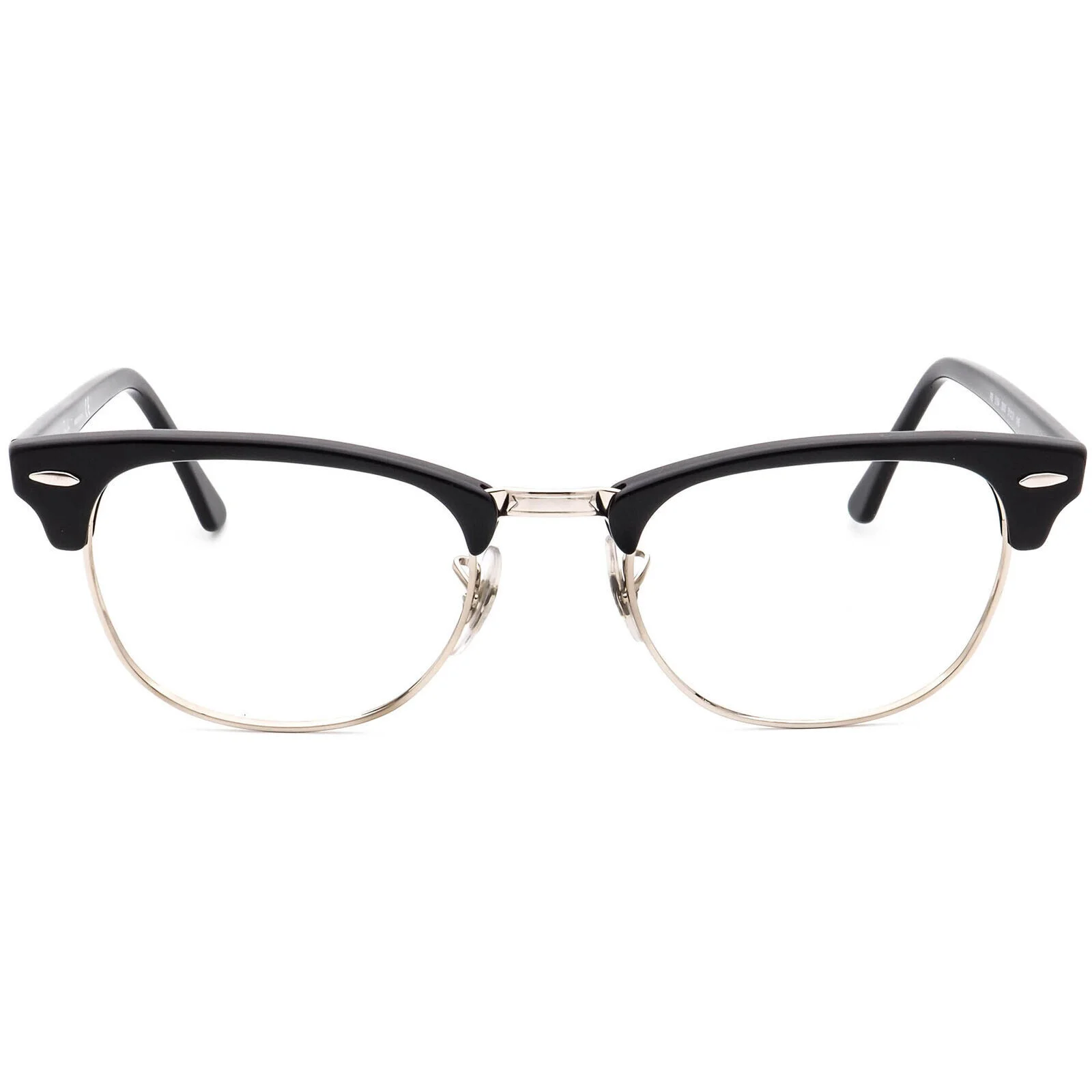 New Ray Ban CLUBMASTER Eyeglasses RB 5154 2000 Black Optical Frame 51-21-145 2
