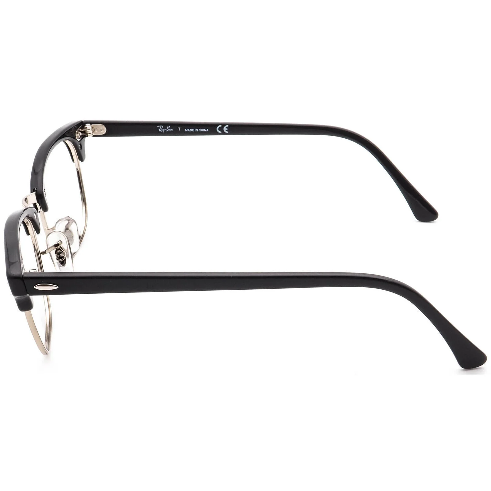 New Ray Ban CLUBMASTER Eyeglasses RB 5154 2000 Black Optical Frame 51-21-145 4
