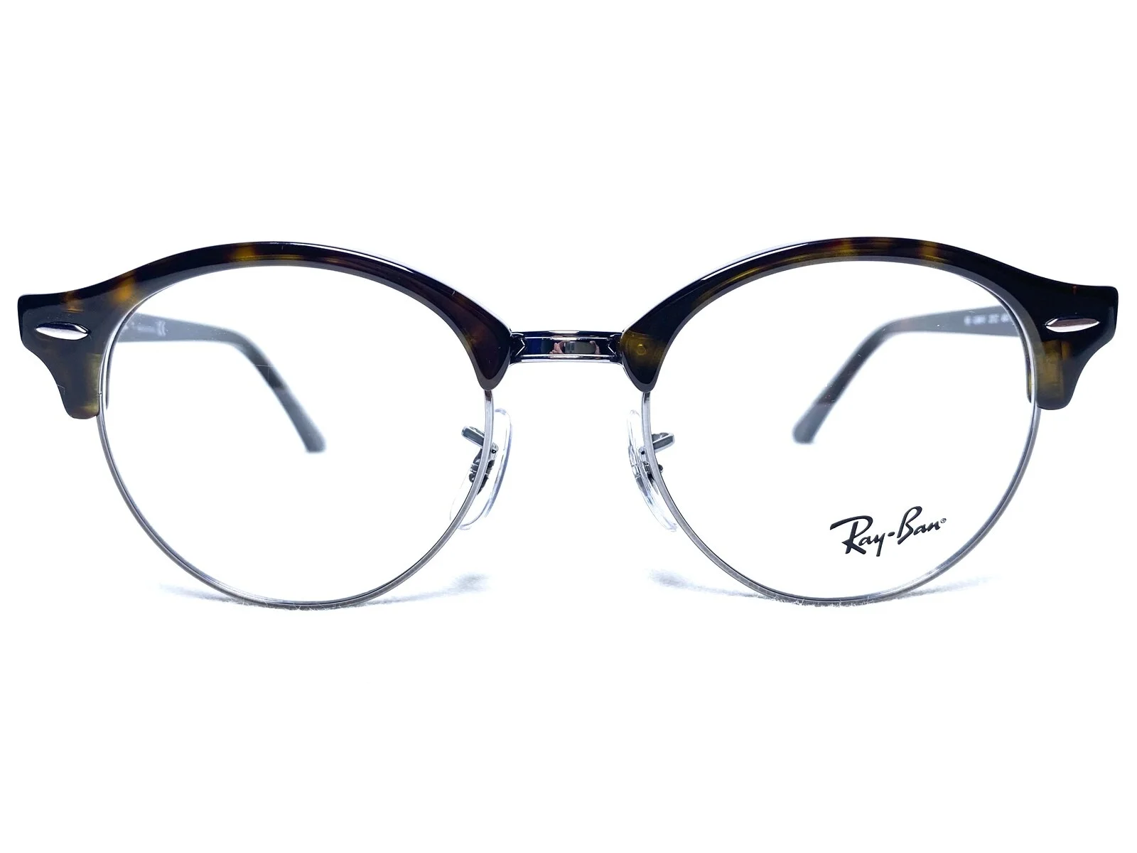 NEW Ray Ban Clubround RB4246V 2012 Unisex Dark Havana Eyeglasses Frames 49/19