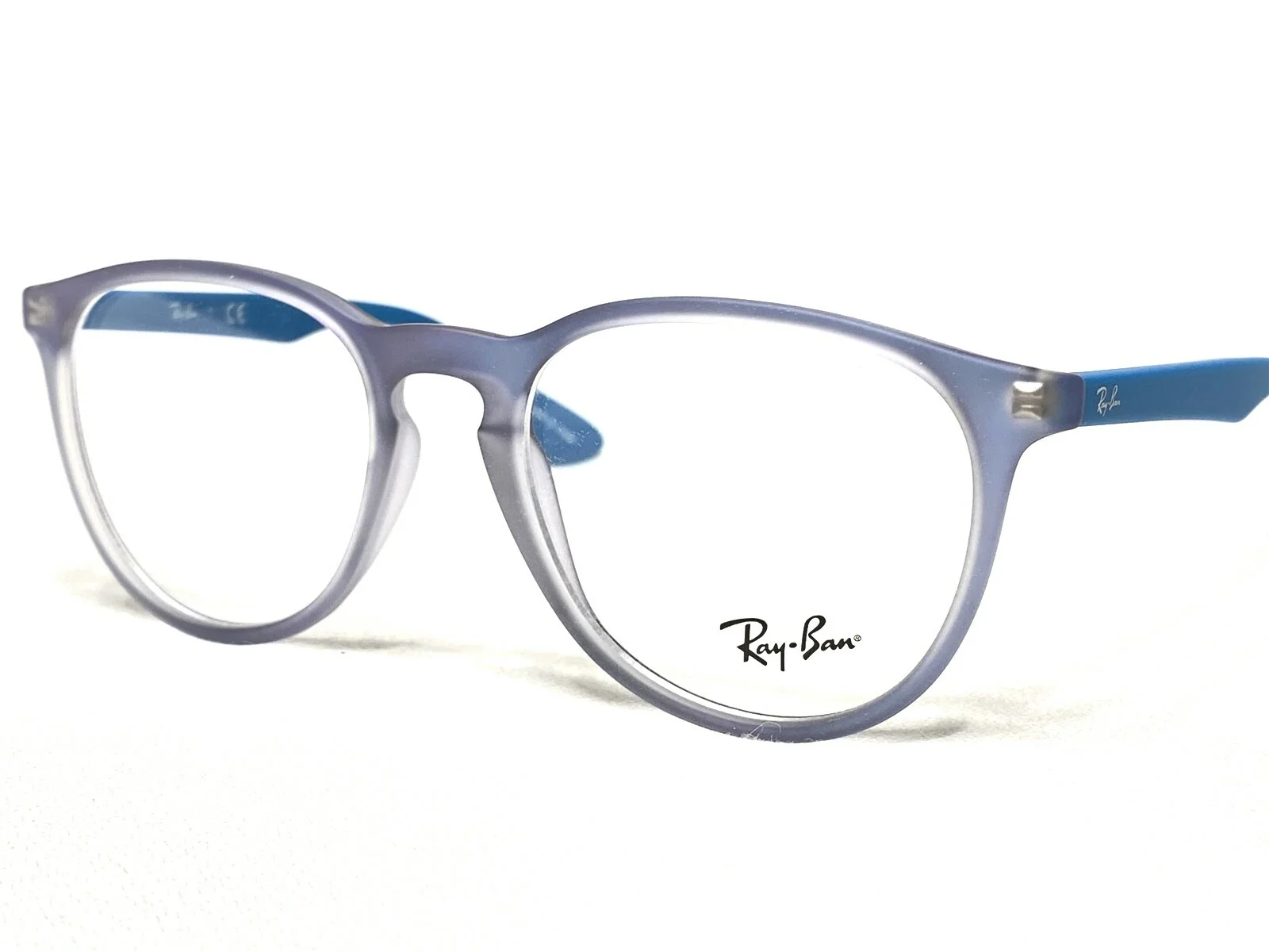 NEW Ray Ban Clubround RB7046 5484 Blue Irridescent Eyeglasses Frames 51/18~140