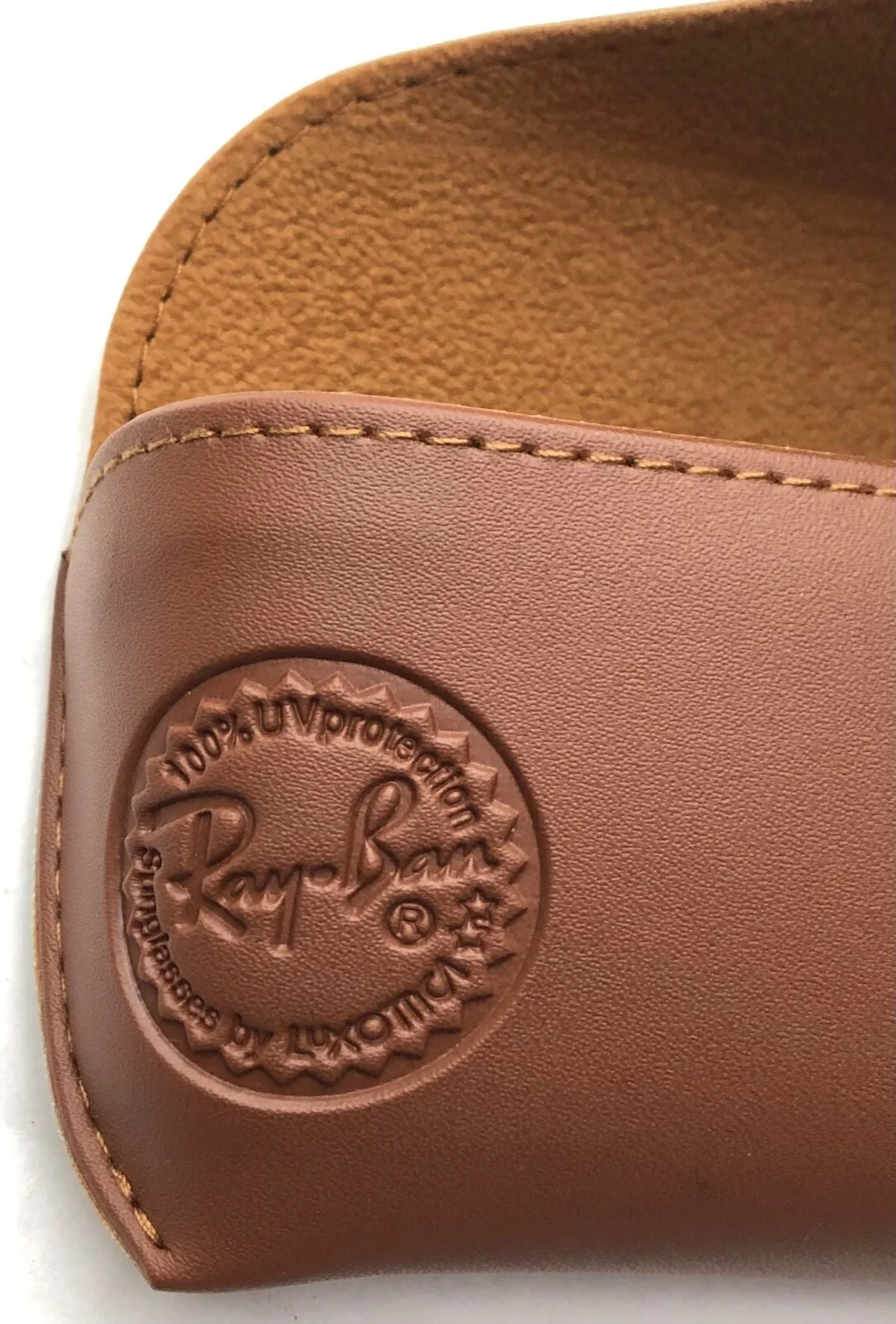 NEW Ray Ban Genuine BROWN Sunglasses Eyeglasses Case FAST SHIPPING!!! 4