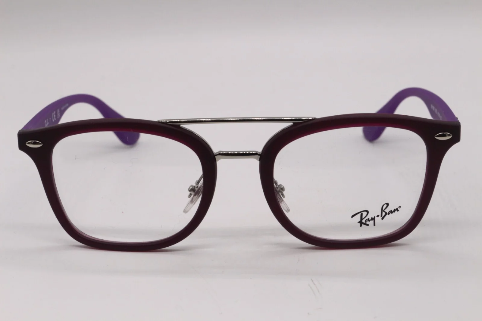 NEW RAY-BAN JUNIOR KIDS RB 1585 3782 PURPLE AUTHENTIC FRAMES EYEGLASSES 47-19 3