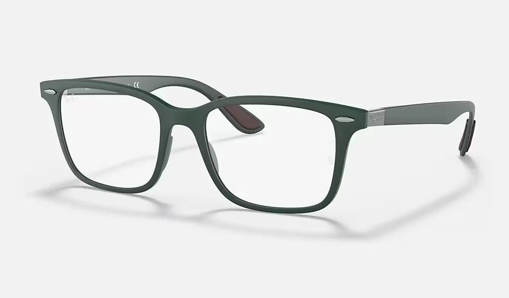 New Ray Ban LITEFORCE Eyeglasses RB 7144 8062 Sand Green Optical Frame 53-18-150