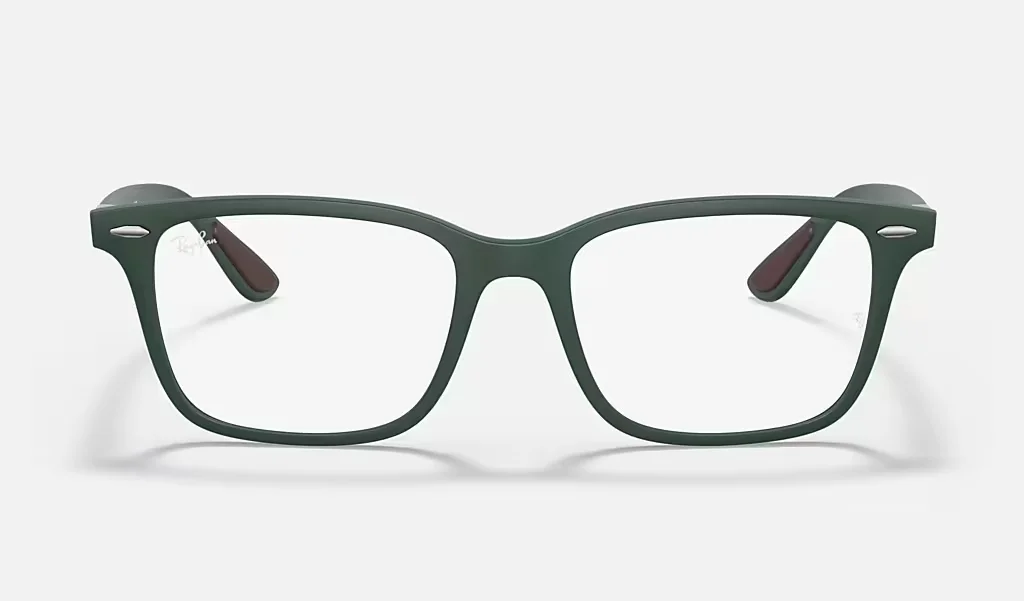 New Ray Ban LITEFORCE Eyeglasses RB 7144 8062 Sand Green Optical Frame 53-18-150 2