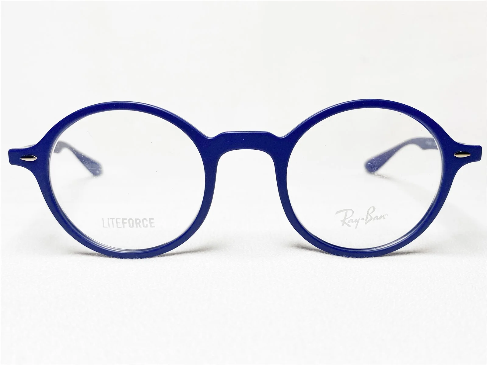 NEW Ray Ban Liteforce RB7069F 5439 Mens Blue Round Eyeglasses Frames 46/22~145
