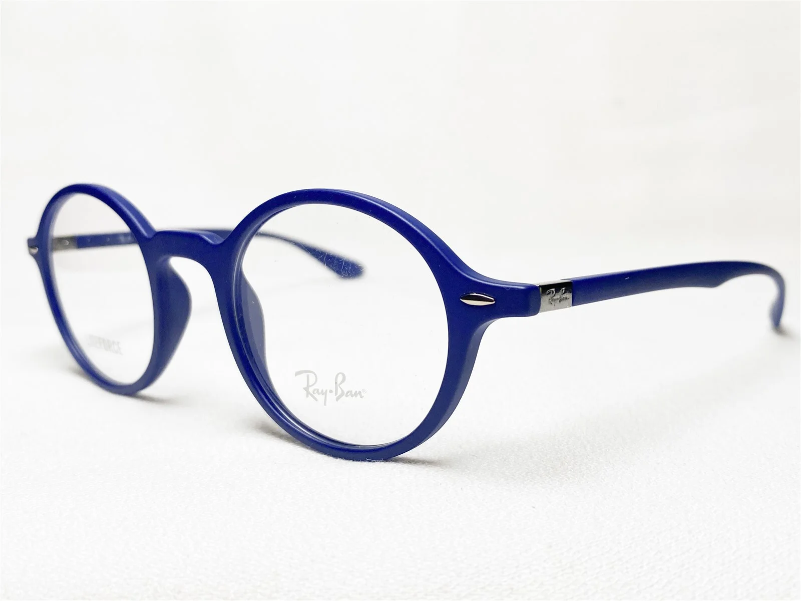 NEW Ray Ban Liteforce RB7069F 5439 Mens Blue Round Eyeglasses Frames 46/22~145 2