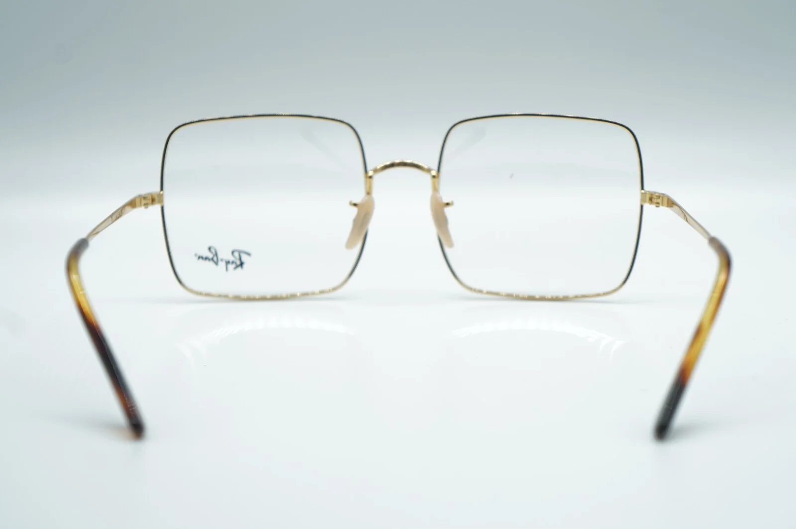 NEW RAY BAN RB 1971-V 2500 SQUARE GOLD AUTHENTIC EYEGLASSES FRAMES RX 54-19 4