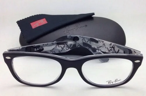NEW Ray-Ban RB 5184 5405 Wayfarer Eyeglasses Glasses Matte Black/Print 52-18-145 2