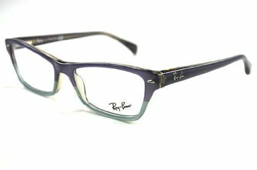 NEW RAY BAN RB 5256 5107 VIOLET GRAY AUTHENTIC EYEGLASSES RB5256 RX 52-16-135 MM