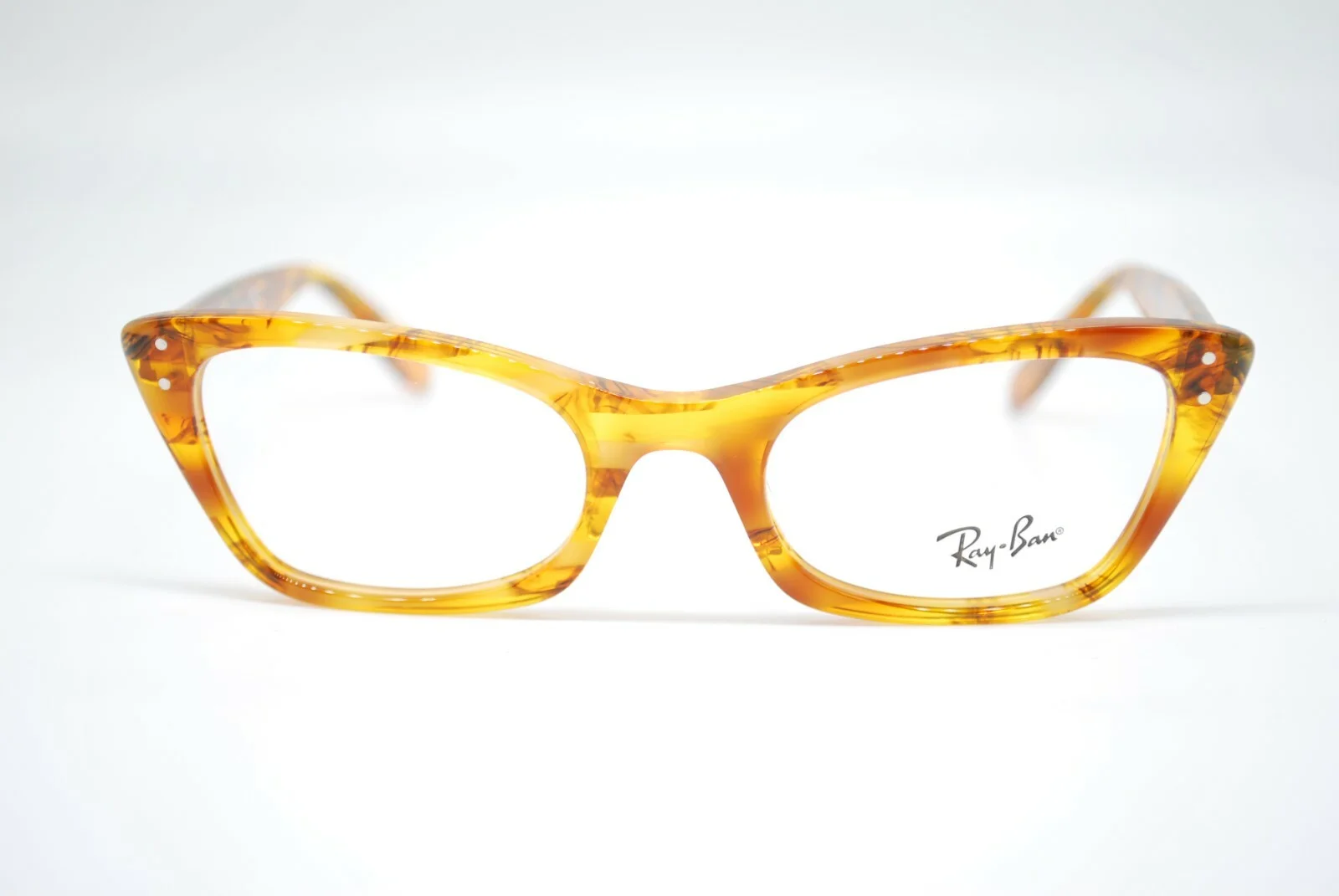 NEW RAY BAN RB 5499 8144 AMBER TORTOISE AUTHENTIC EYEGLASSES FRAMES RX 49-20 3
