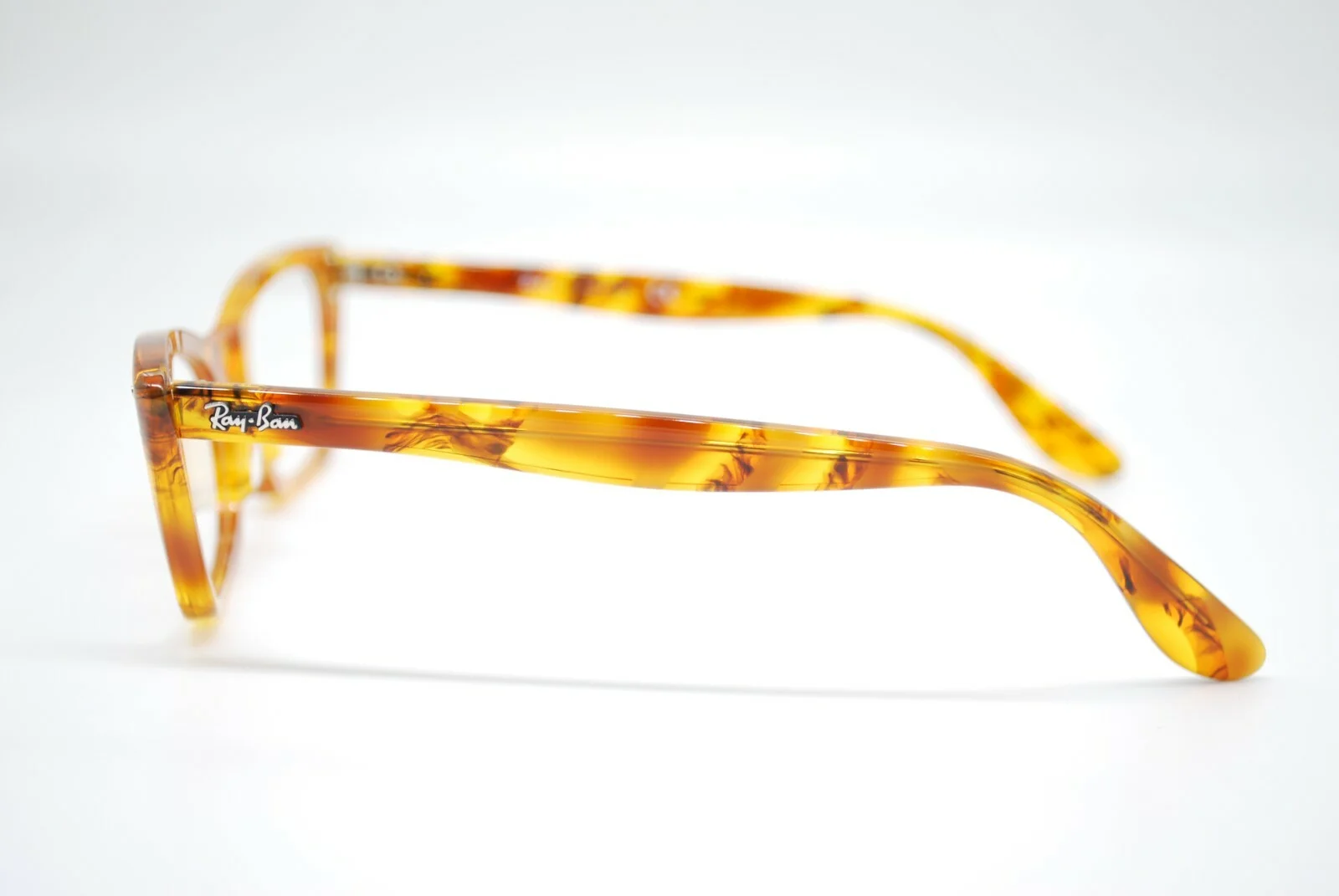 NEW RAY BAN RB 5499 8144 AMBER TORTOISE AUTHENTIC EYEGLASSES FRAMES RX 49-20 4
