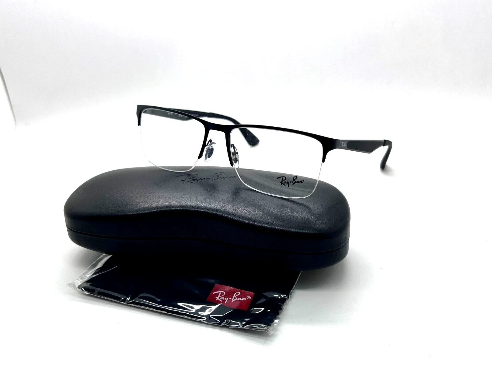 NEW Ray-Ban RB 6335 2503 MATTE BLACK OPTICAL EYEGLASSES FRAME 56-17-145MM