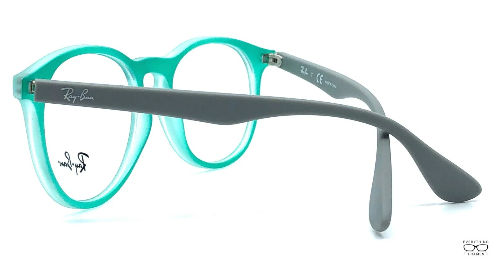 NEW Ray Ban RB1554 3673 Emerald Green/Gray Eyeglasses New Authentic 48-16-130 2