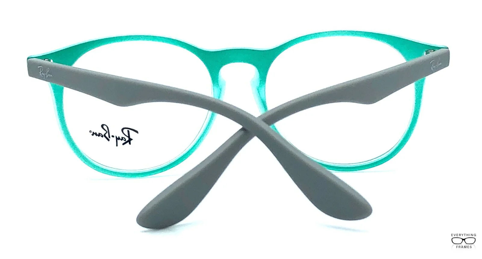 NEW Ray Ban RB1554 3673 Emerald Green/Gray Eyeglasses New Authentic 48-16-130 3